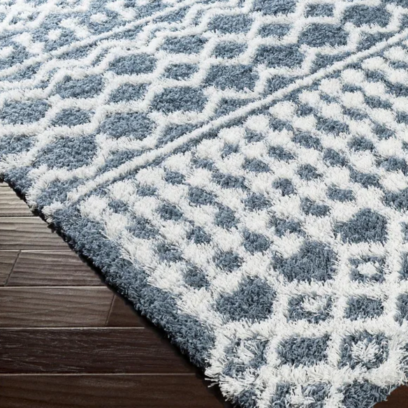 Soft Cozy Woven Shag Bohemian Tribal Area Rug