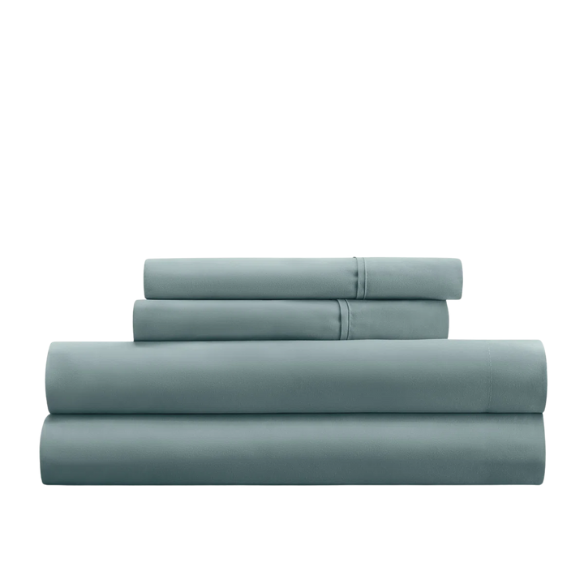 Ocean Deep Pocket Microfiber Sheet Set – 4-Piece Soft, Wrinkle-Free Bedding with Pillowcases