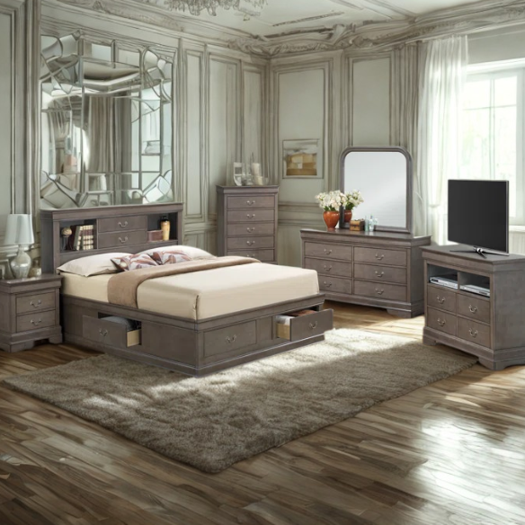 Wooden Bookcase Storage Twin Bed – Space-Saving Design with Stylish Shelving