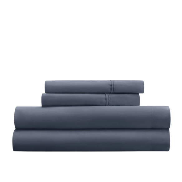 Stone Deep Pocket Microfiber Sheet Set – 4-Piece Soft, Wrinkle-Free Bedding with Pillowcases