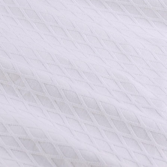 White Weave Cotton Blanket – Elegant, Soft & Breathable All-Season Comfort