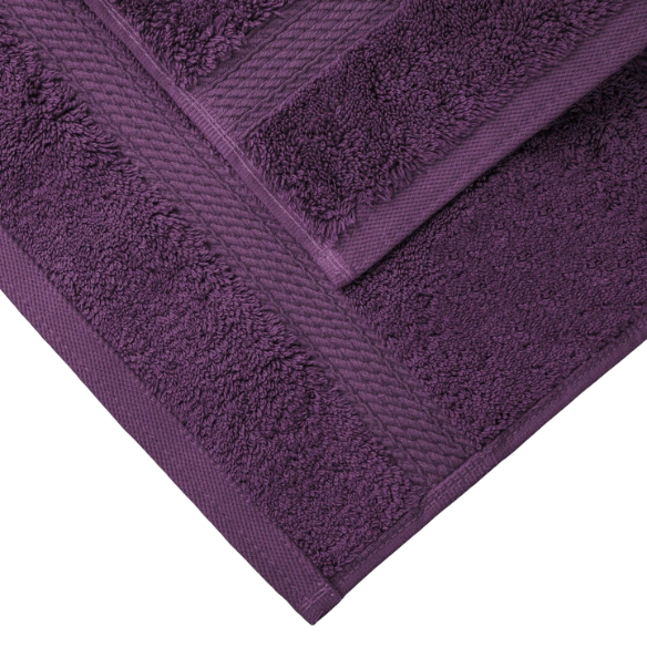 Luxury Purple Egyptian Cotton 3-Piece Towel Set – 800 GSM Plush and Highly Absorbent Bath Towels