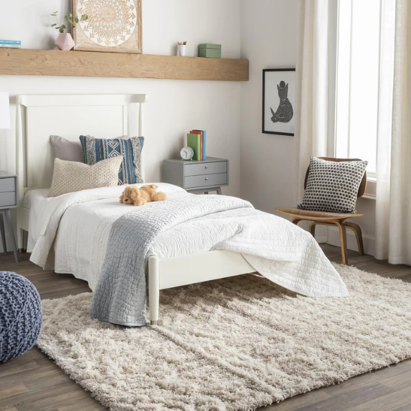 Soft Cozy Woven Shag Bohemian Tribal Area Rug