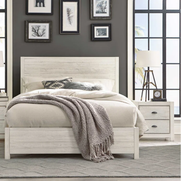 Stylish Wooden Twin 2-Piece Bedroom Set: Elegant Design for Cozy and Functional Spaces