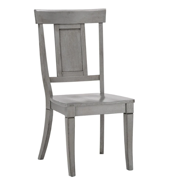 Solid Wood Slat Back Dining Chairs (Set of 2) – Farmhouse Style Seating