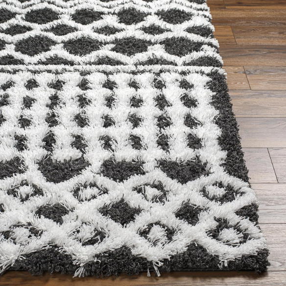 Soft Cozy Woven Shag Bohemian Tribal Area Rug