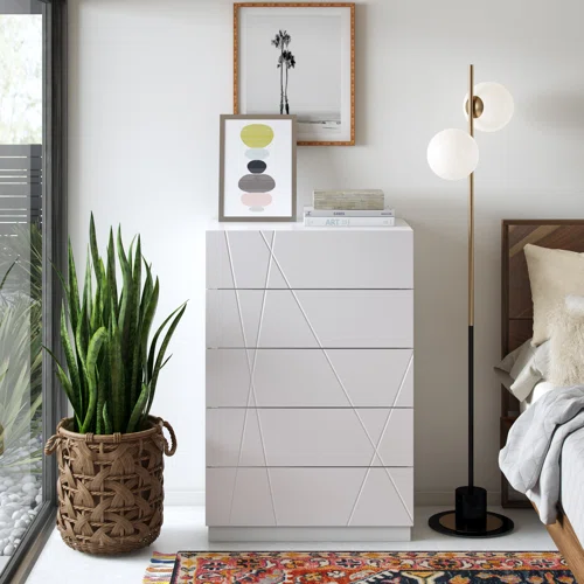 Contemporary Elegance: Sleek Twin Bed for Modern Living