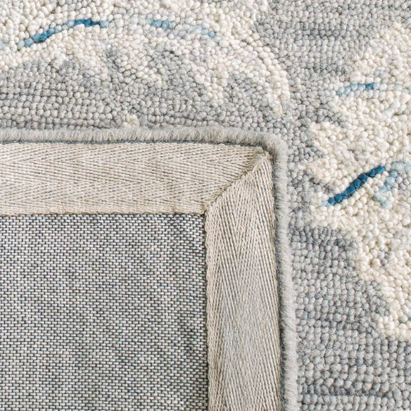 Tufted Wool Area Rug – Luxurious Floral Design