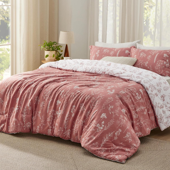 Floral Comforter Set – Stylish and Cozy Bedding with Cute Floral Pattern for a Beautiful Bedroom Makeover