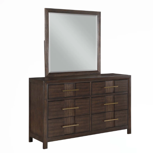 Modern Rustic Solid-Colored Wooden 5-Piece Full Double Size Bedroom Set – Stylish Design with Sturdy Construction and Timeless Appeal