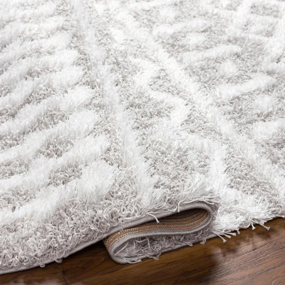Soft Cozy Woven Shag Bohemian Tribal Area Rug