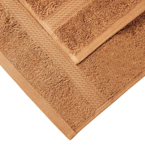 Luxury Orange Rust Egyptian Cotton 3-Piece Towel Set – 800 GSM Plush and Highly Absorbent Bath Towels