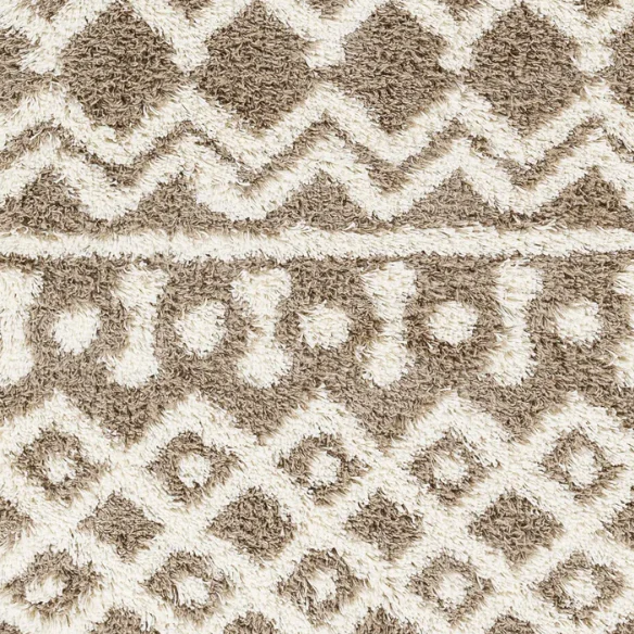 Soft Cozy Woven Shag Bohemian Tribal Area Rug