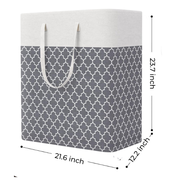 Waterproof Fabric Laundry Basket – Large Capacity Foldable Storage Box for Clothes and Sundries, Simple and Stylish Design