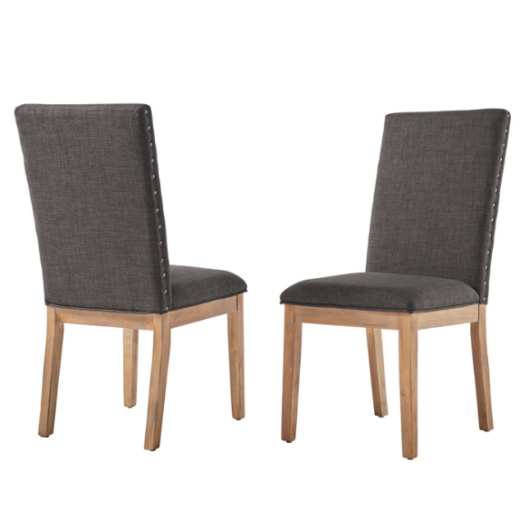 Modern Fabric and Wood Dining Set – Where Elegance Meets Comfort and Style