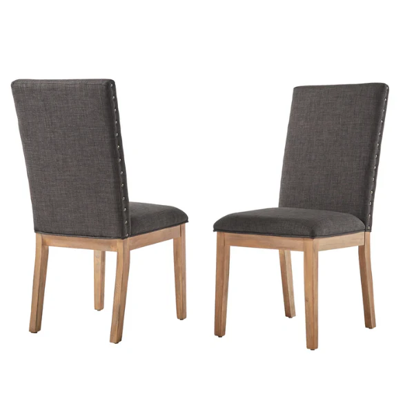 Modern Fabric and Wood Dining Set – Where Elegance Meets Comfort and Style