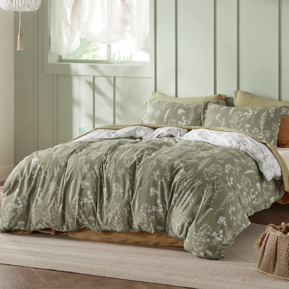 Floral Comforter Set – Stylish and Cozy Bedding with Cute Floral Pattern for a Beautiful Bedroom Makeover