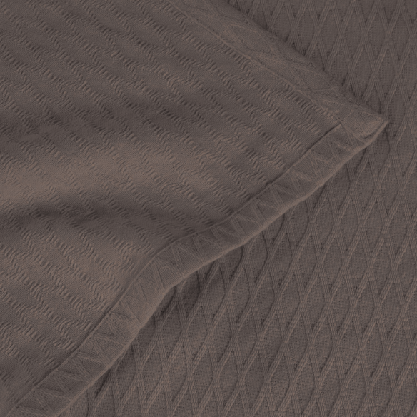 Brown Weave Cotton Blanket – Luxurious, Soft & Breathable All-Season Comfort