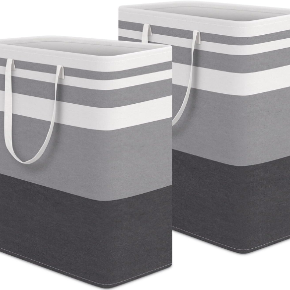 Waterproof Fabric Laundry Basket – Large Capacity Foldable Storage Box for Clothes and Sundries, Simple and Stylish Design