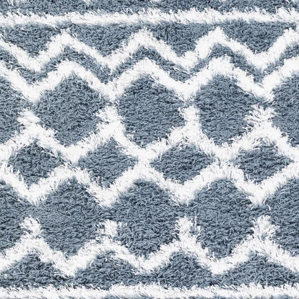 Soft Cozy Woven Shag Bohemian Tribal Area Rug