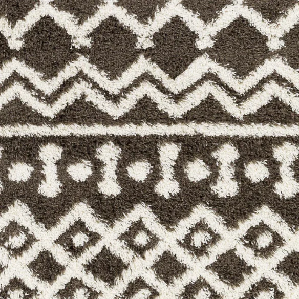 Soft Cozy Woven Shag Bohemian Tribal Area Rug