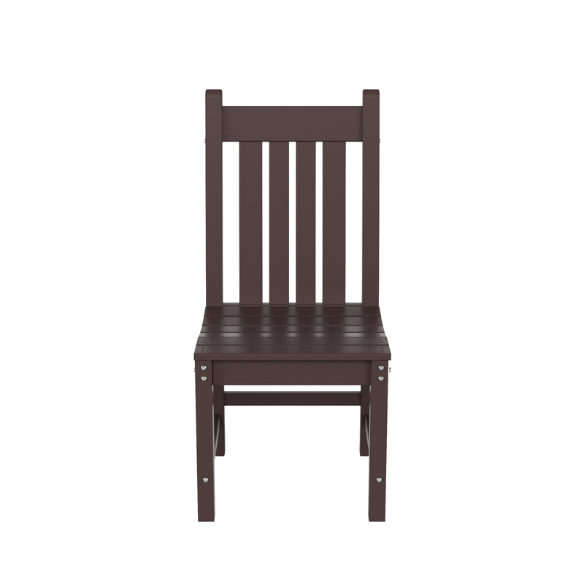 All-Weather Outdoor Patio Dining Chair with Arms – Durable HDPE Construction for Long-Lasting Comfort and Style
