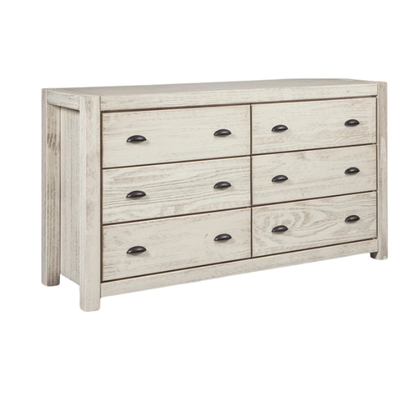 Rustic Farmhouse Aesthetic 4-Piece Queen Bedroom Set in Solid Wood – Charming and Durable