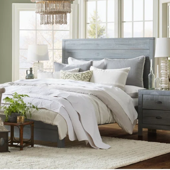Stylish Wooden Twin 2-Piece Bedroom Set: Elegant Design for Cozy and Functional Spaces
