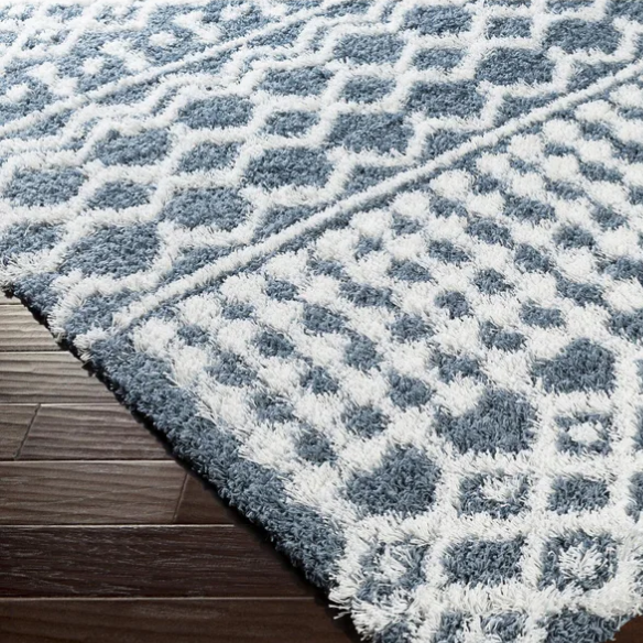 Soft Cozy Woven Shag Bohemian Tribal Area Rug