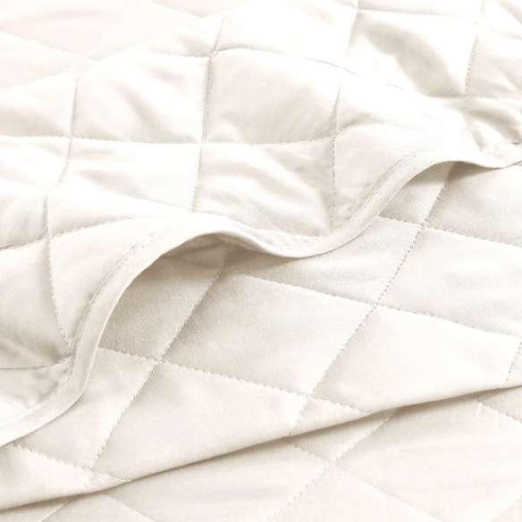 Microfiber Reversible Diamond Quilt Set – Soft, Stylish, and Hypoallergenic Bedding for Ultimate Comfort