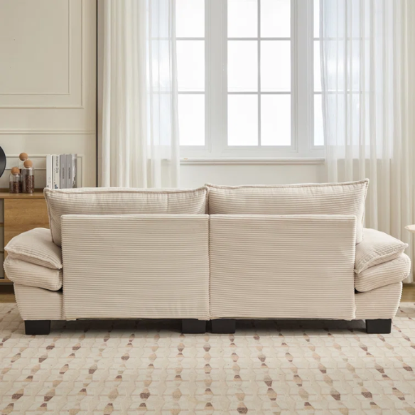Elegant Corduroy Loveseat – A Perfect Blend of Comfort, Sophistication, and Modern Style for Your Home