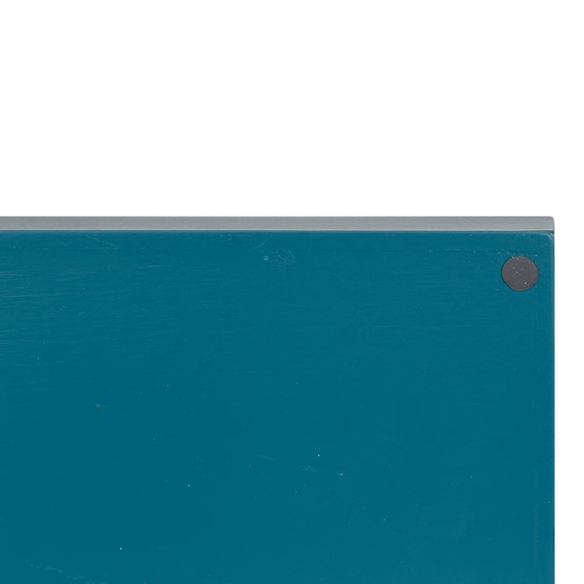 Sleek and Sophisticated Long Rectangular Serving Tray – High Gloss Wood with Polished Metal Handles, Perfect for Entryway, Vanity, or Coffee Table