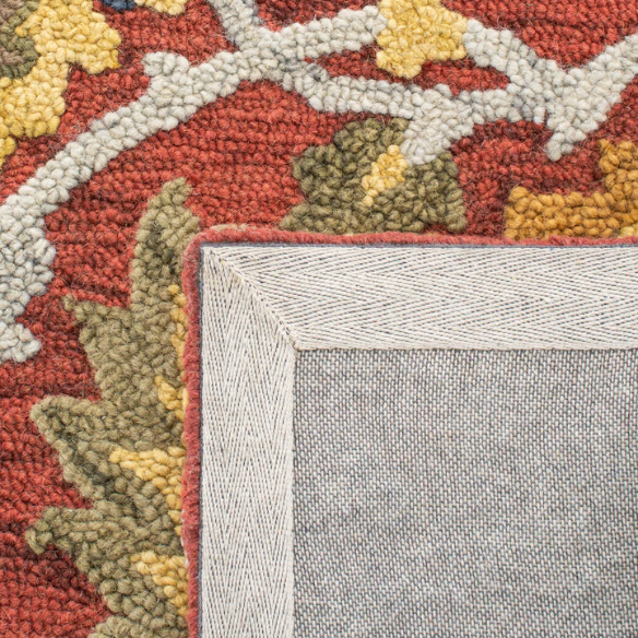 Tufted Wool Area Rug – Luxurious Floral Design