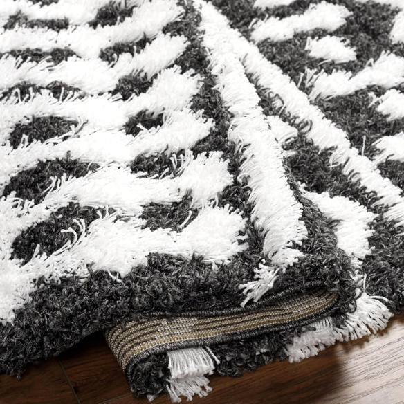 Soft Cozy Woven Shag Bohemian Tribal Area Rug