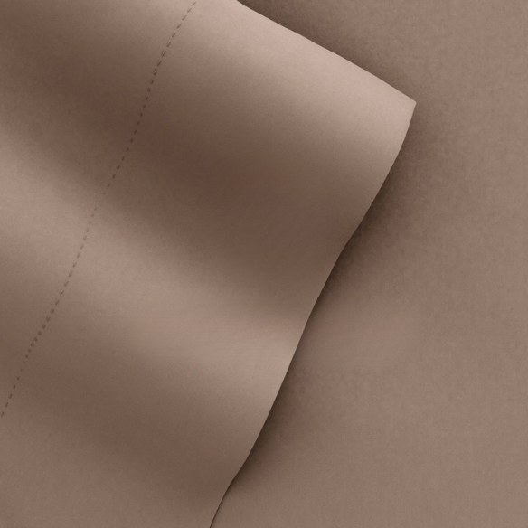 Taupe Deep Pocket Microfiber Sheet Set – 4-Piece Soft, Wrinkle-Free Bedding with Pillowcases