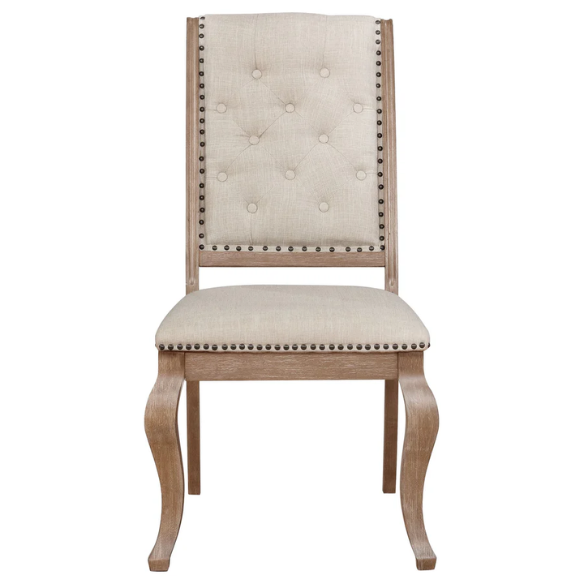 Modern Upholstered Dining Chairs with Cushioned Seats (Set of 2) – Stylish and Comfortable Seating for Kitchen or Dining Room