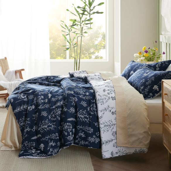 Floral Comforter Set – Stylish and Cozy Bedding with Cute Floral Pattern for a Beautiful Bedroom Makeover