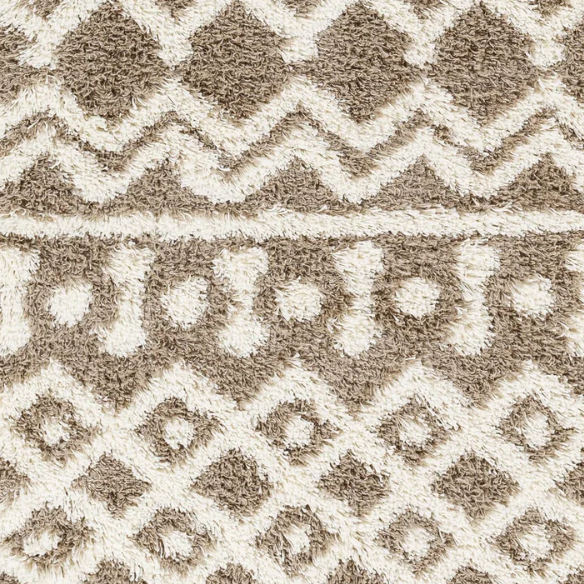 Soft Cozy Woven Shag Bohemian Tribal Area Rug