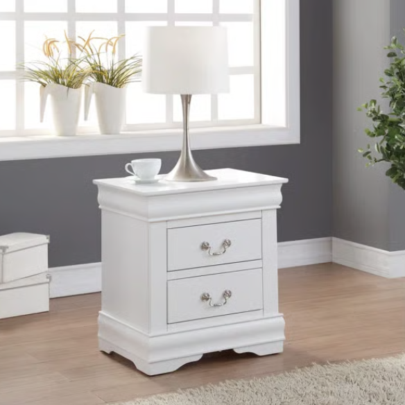 Sleek Glossy Finish 6-Piece Sleigh Aesthetic Twin Bedroom Set: Modern Elegance Redefined