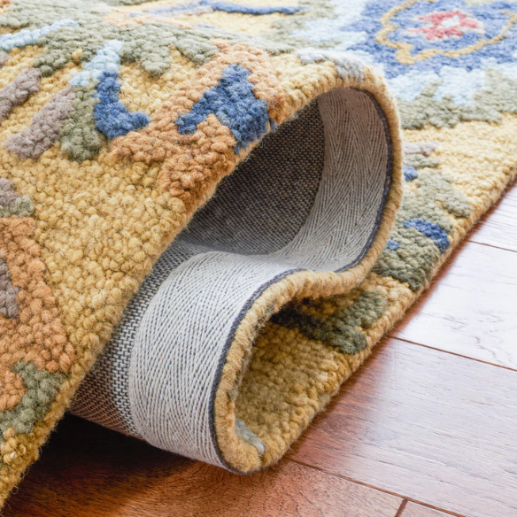 Tufted Wool Area Rug – Luxurious Floral Design