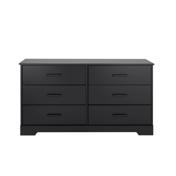 Rustic Modern 6-Drawer 53.25" W Double Dresser with Timeless Farmhouse Charm