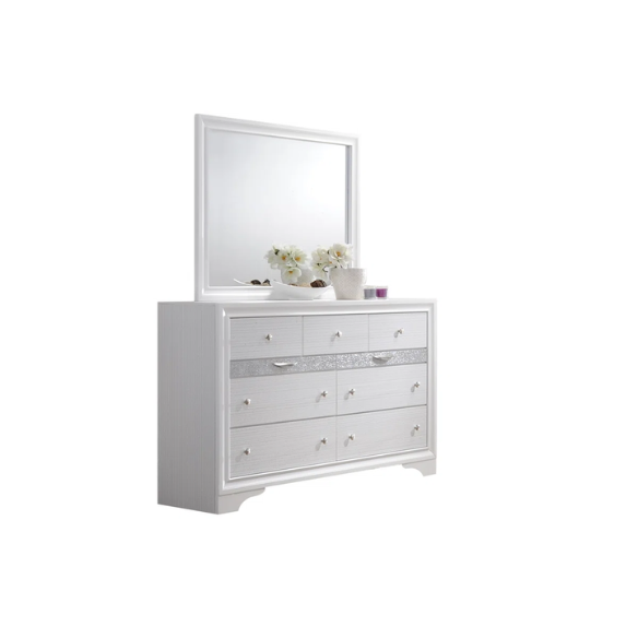 Minimalist Elegance Platform 5-Piece Queen Bedroom Set – Stylish, Cozy, and Tastefully Adorned