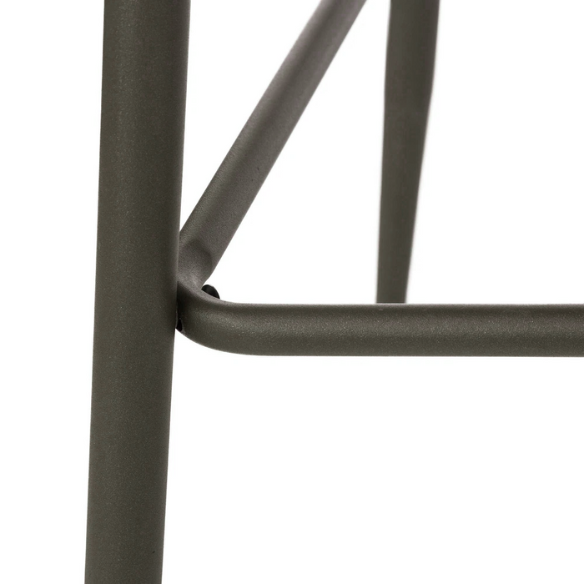 Set of 2 41" Modern Tapered Leg High Bar Stools with Leatherette Backrest and Fabric Seat – Stylish & Contemporary Design for Home or Commercial Spaces