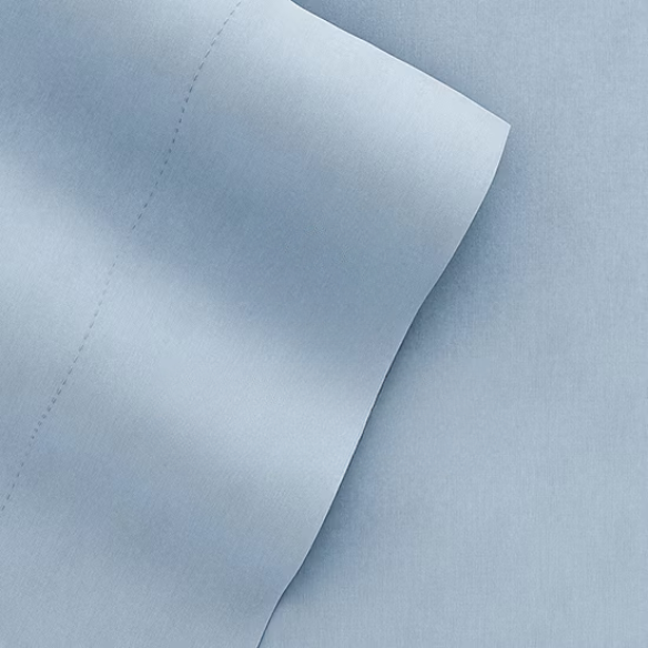 Light Blue Deep Pocket Microfiber Sheet Set – 4-Piece Soft, Wrinkle-Free Bedding with Pillowcases