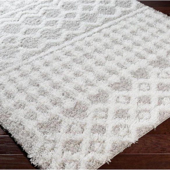 Soft Cozy Woven Shag Bohemian Tribal Area Rug