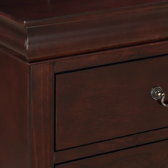 Sleigh Twin Bedroom Set: Elegant Wooden Furniture with a Sleek Finish for Timeless Style