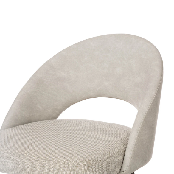 Set of 2 41" Modern Tapered Leg High Bar Stools with Leatherette Backrest and Fabric Seat – Stylish & Contemporary Design for Home or Commercial Spaces