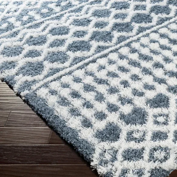 Soft Cozy Woven Shag Bohemian Tribal Area Rug