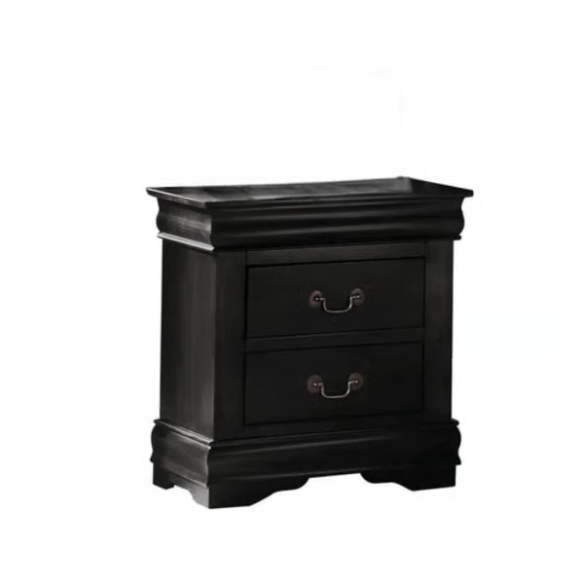 Sleek Glossy Finish 6-Piece Sleigh Aesthetic Twin Bedroom Set: Modern Elegance Redefined