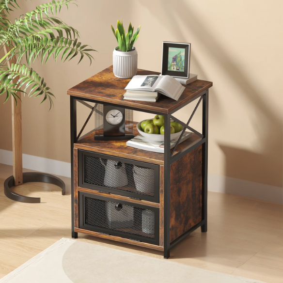 Metal Framed 3-Piece Full Double Size Bedroom Set – Sleek Design with Sturdy Frame and Modern Appeal